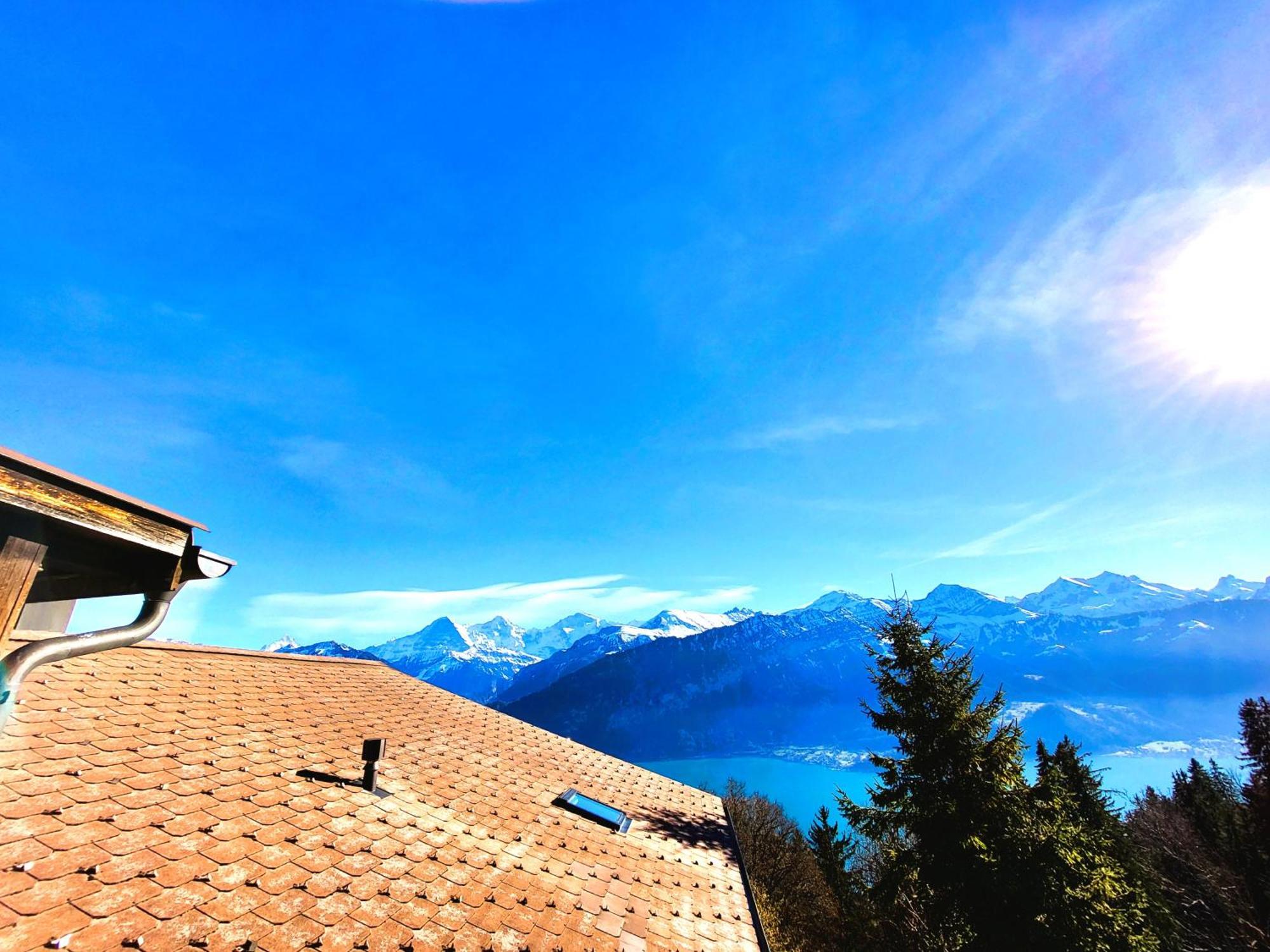Chalet Lilo 4 Zimmer Big View Beatenberg Exterior foto